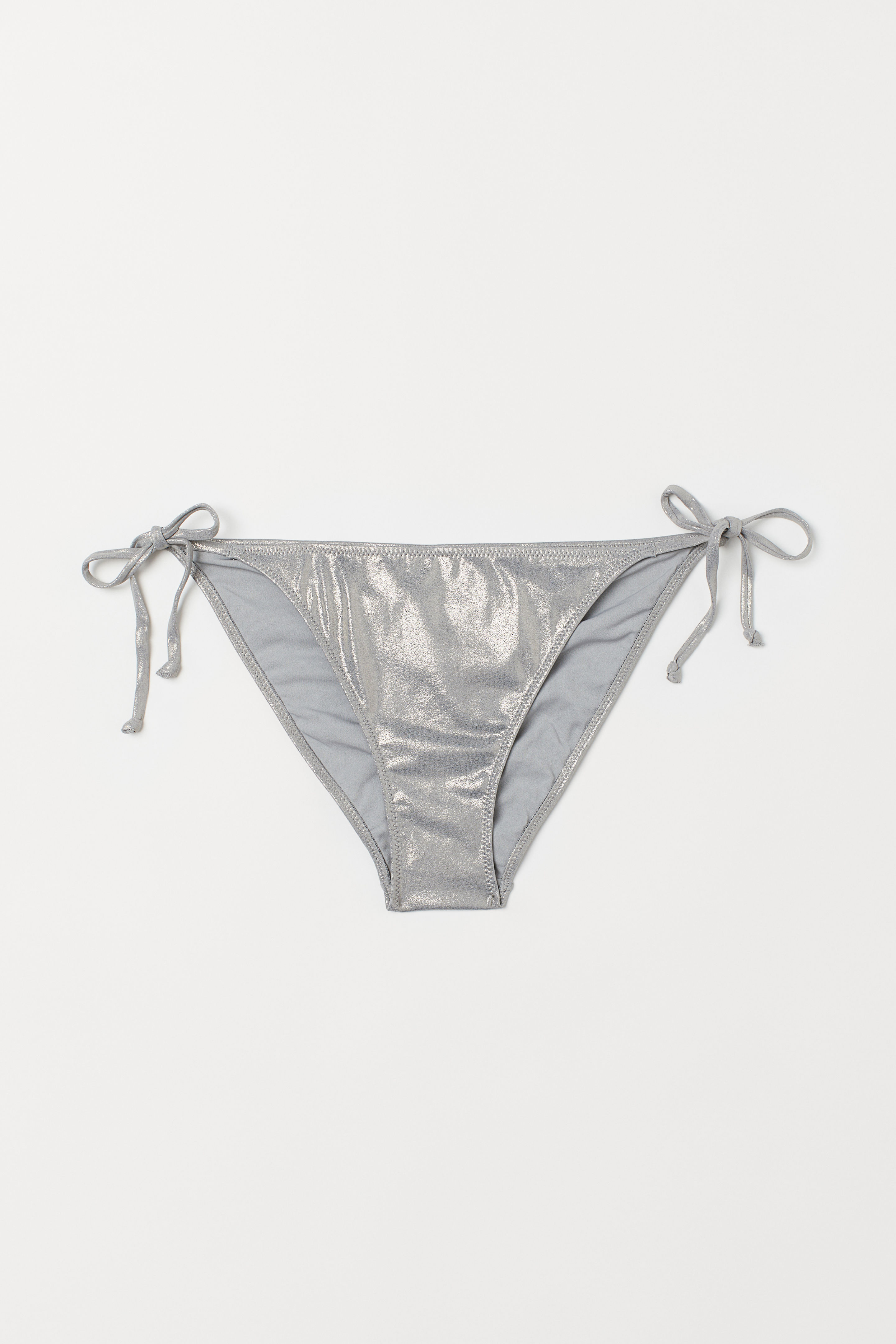 

Нижняя часть купальника H&M 02-0560222-7 42 Серая/Металлик (СА2000001261774)