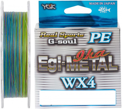 

Шнур YGK G-Soul EGI Metal 150m #0.5/0.117mm 10lb/3.8kg