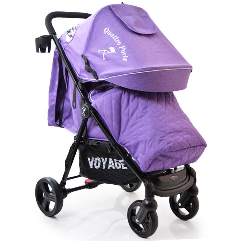 

Детская прогулочная коляска книжка Voyage Quattro Porte QP-234 Purple