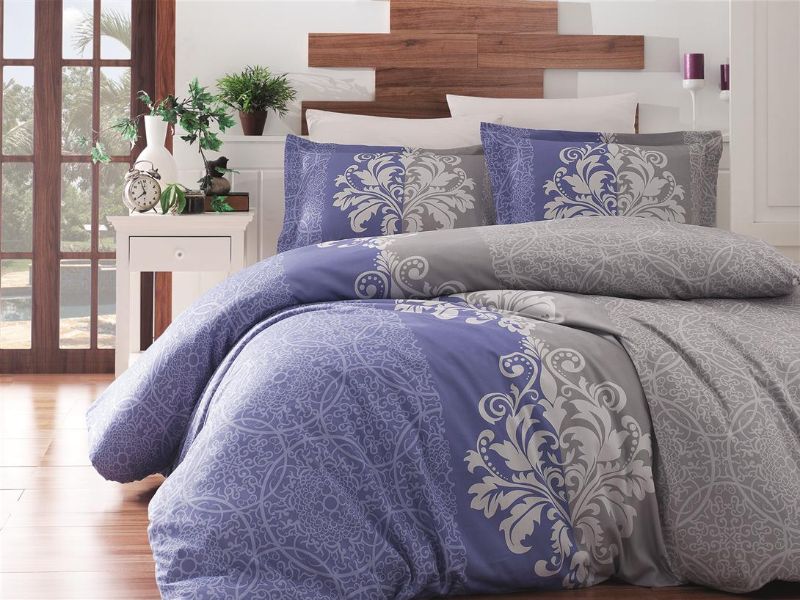 

Комплект постельного белья First Choice Сатин 200х220 "Hypnoz Indigo"