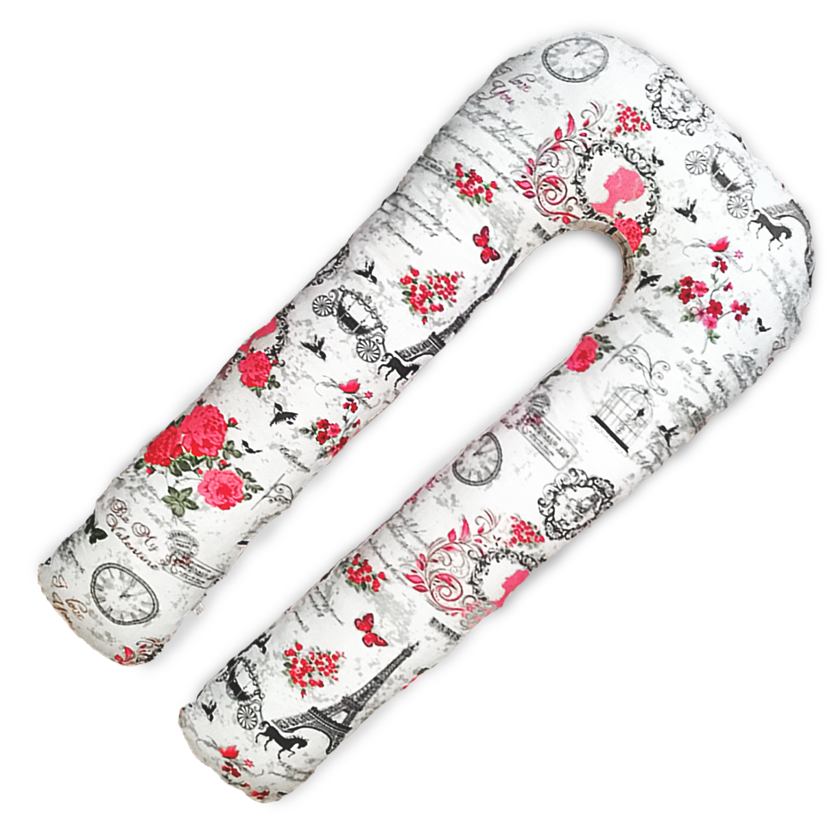 

Подушка для беременных без наволочки Coolki Розы в Париже 100% Хлопок XXL 150x80