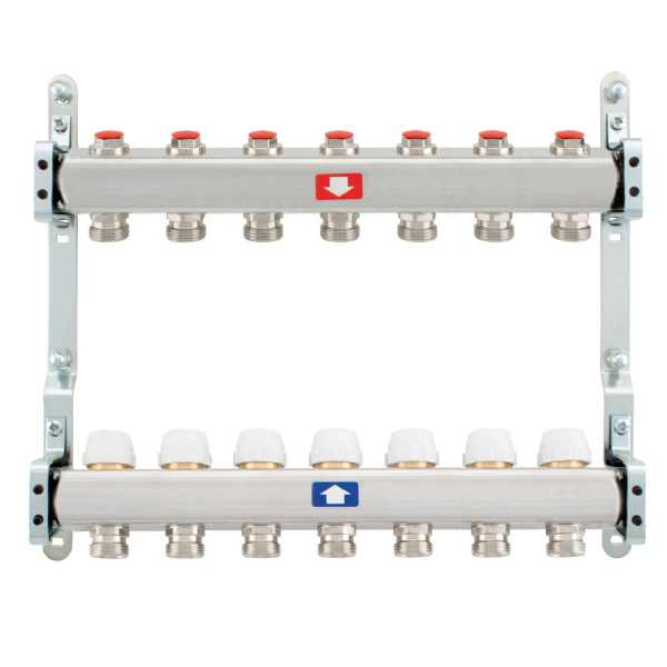 

Коллектор для отопления Itap 1x3/4 на 7 выходов без расходомеров (9220010007034C)