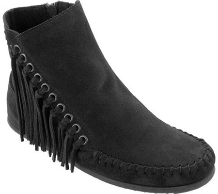 

Женские ботинки Minnetonka Willow Ankle Boot Black Suede 39