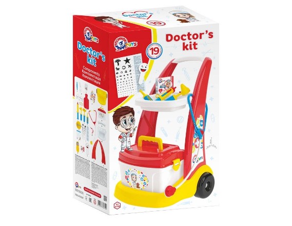 

Игровой набор Технок "Doctors kit" тележка доктора (Т107)