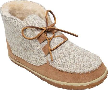 

Женские ботинки Minnetonka Torrey Lace Up Bootie Slipper Cinnamon Ragg Wool/Suede 36
