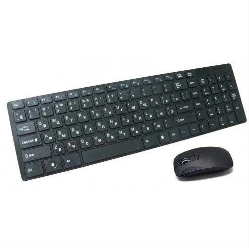 

Клавиатура беспроводная с мышкой UKC K 06 расширенная black