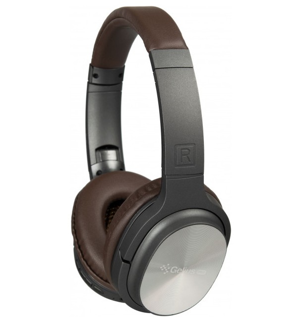 

Беспроводные Блютуз стерео наушники Gelius Ultra Stem GL-HBB-0029 Black/Brown