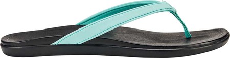 

Женские вьетнамки, сланцы OluKai Ho'opio Flip-Flop Lagoon/Black Synthetic 36
