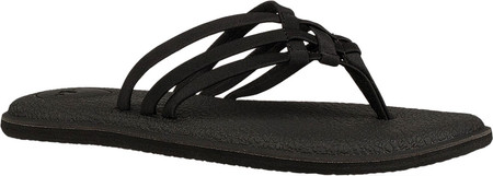 

Женские вьетнамки, сланцы Sanuk Yoga Salty Thong Sandal Black Synthetic 36