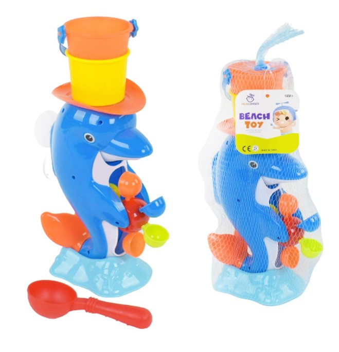 

Песочный набор Beach toy Дельфинчик мельница (Т114)