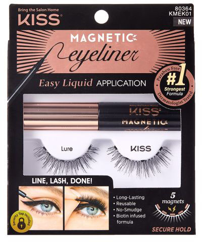 Акція на Набор Kiss Lure Magnetic Eyeliner Kit Магнитные накладные ресницы + Подводка 5 г (731509803648) від Rozetka UA