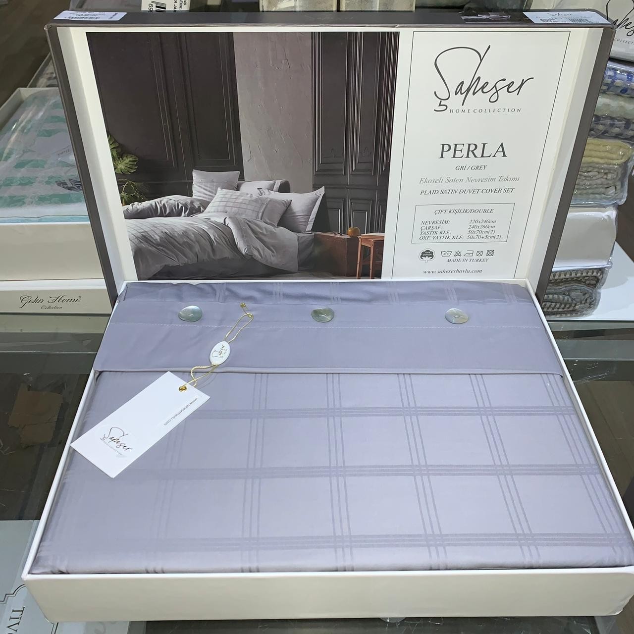 

Постельное белье PERLA Grey