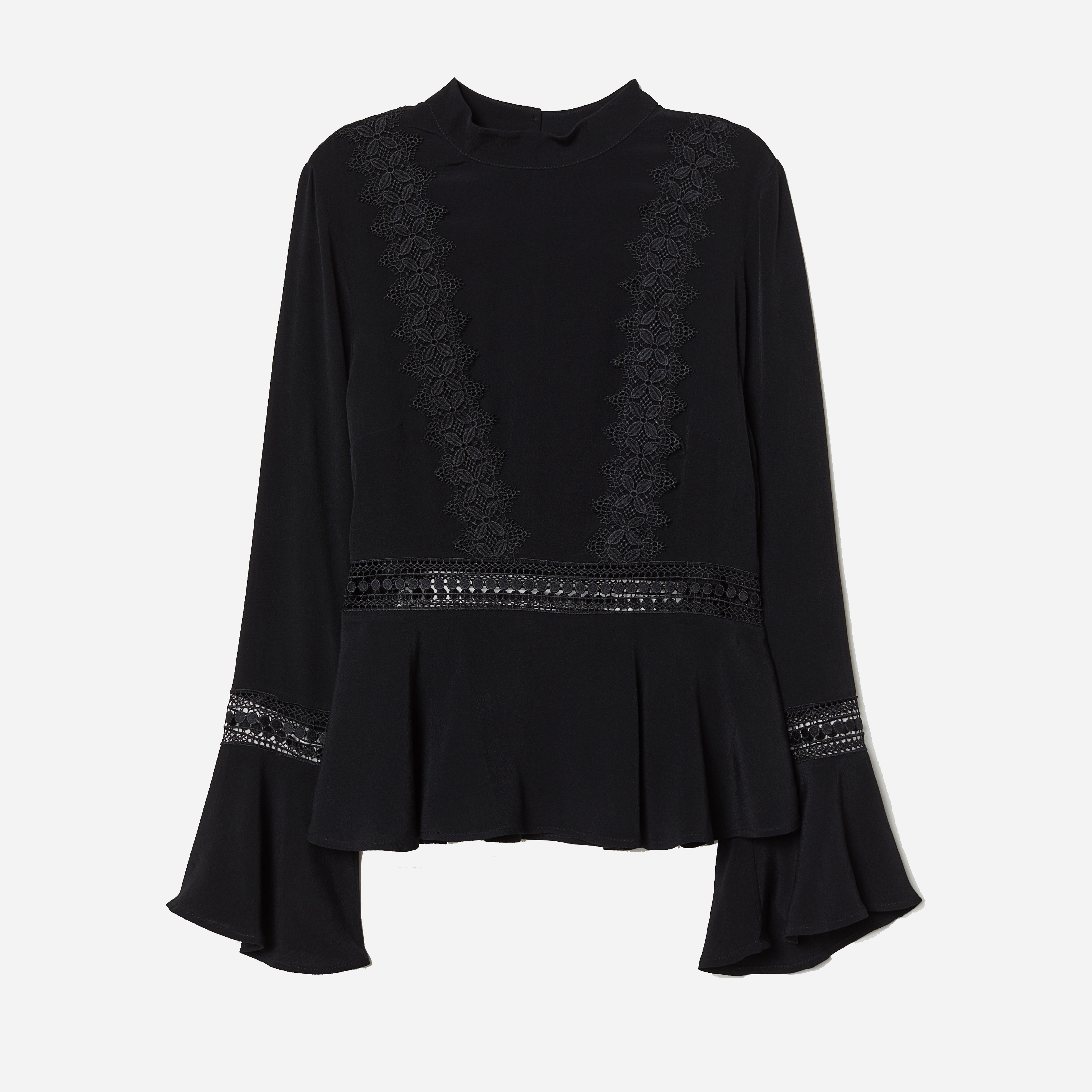 

Блузка H&M 01-0685150-8  Черная (СА2000001147726, Блузка H&M 01-0685150-8 40 Черная (СА2000001147726)