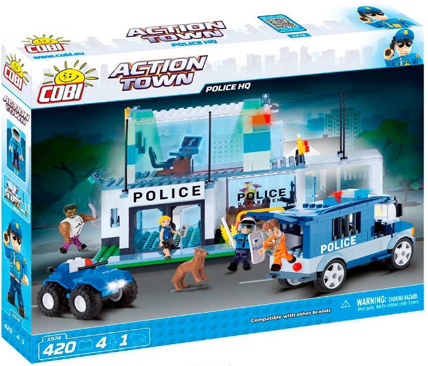 

Конструктор Штаб-квартира полиции, серия Action Town, Cobi (12-30579)