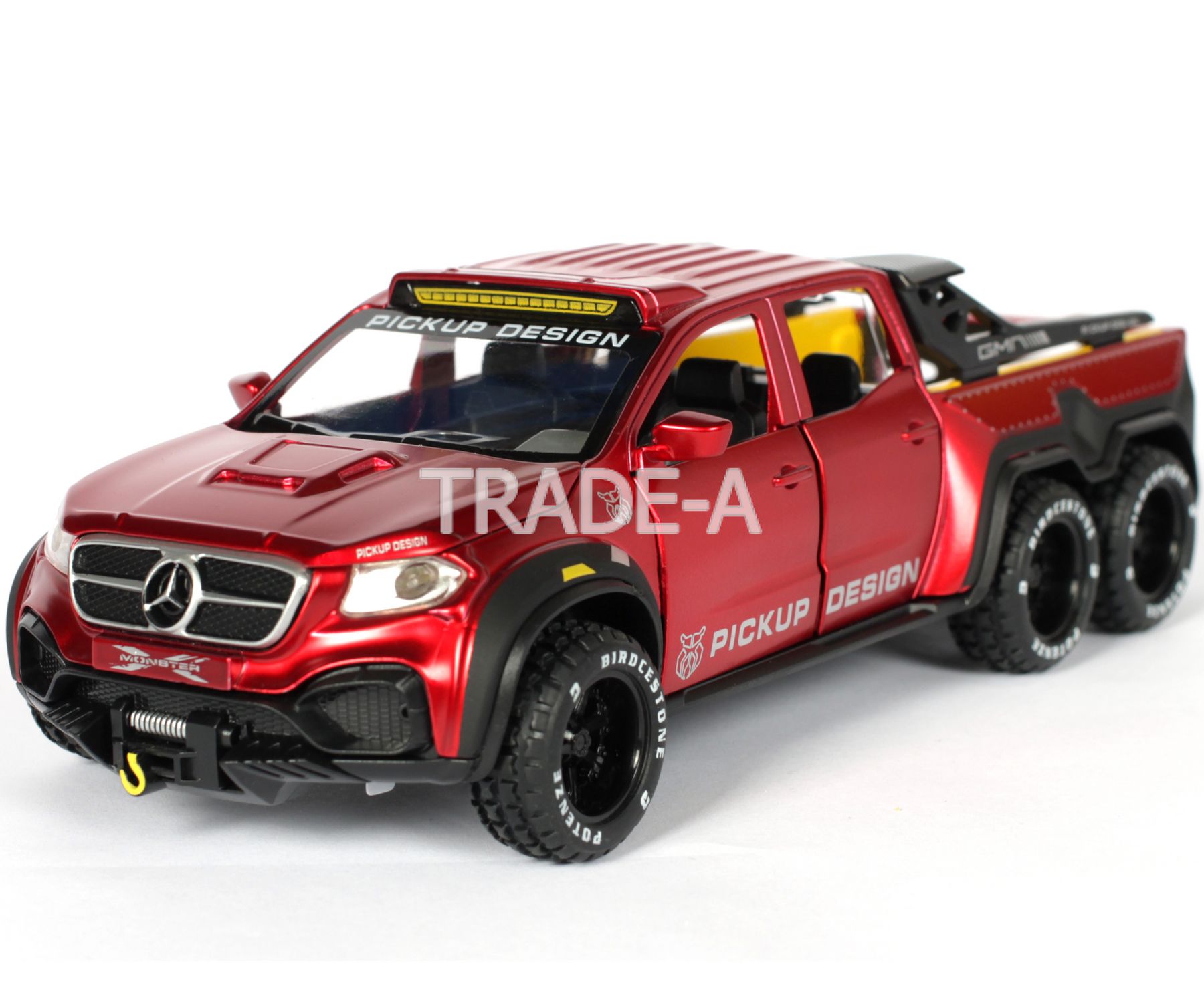 

Машинка Автопром 7584 Mercedes-Benz X-Class Exy Monster X Concept 6x6 1:32 красный