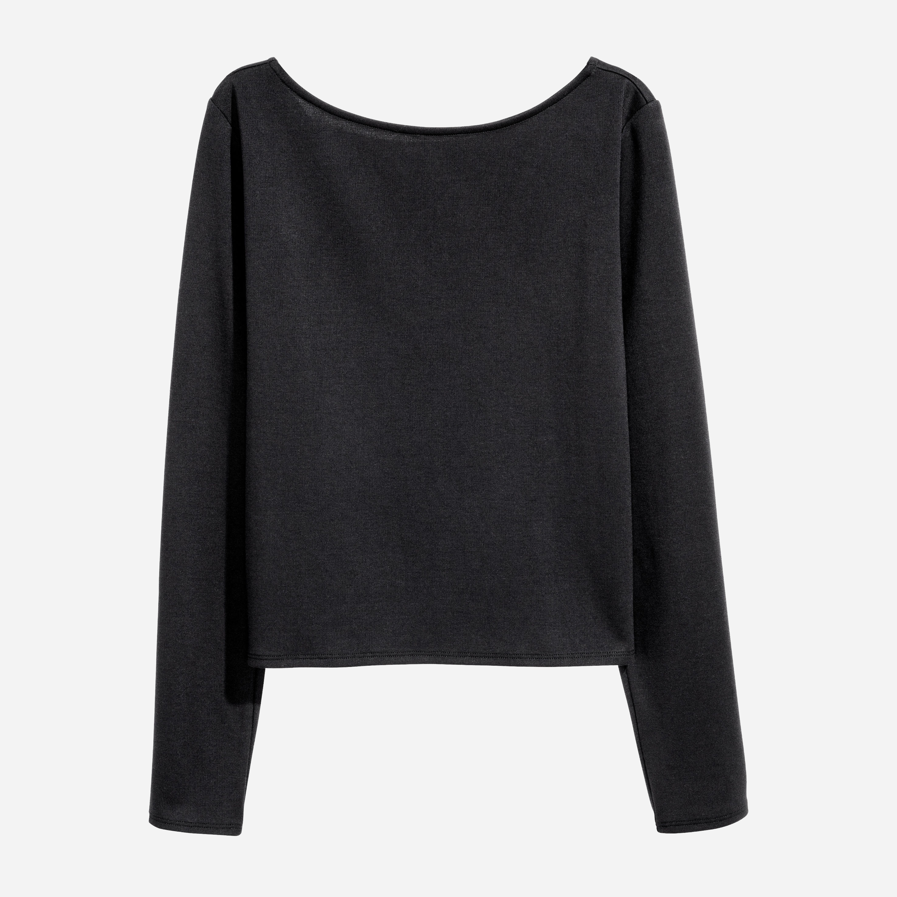 

Лонгслив H&M 0452211-5 L Черный (СА2000001384855)
