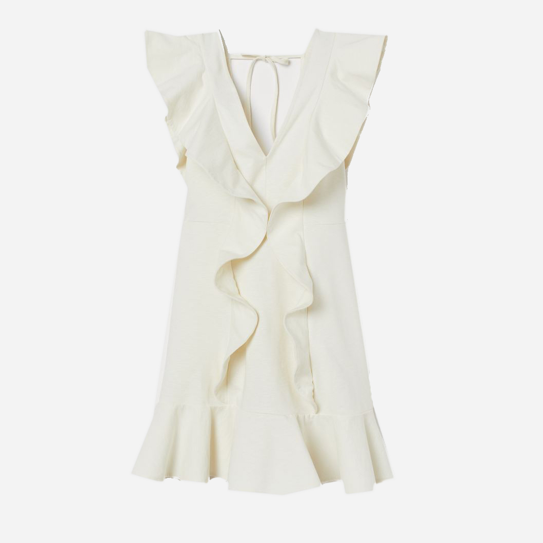 

Платье H&M 0747637-9 40 Белый (СА2000001845493)