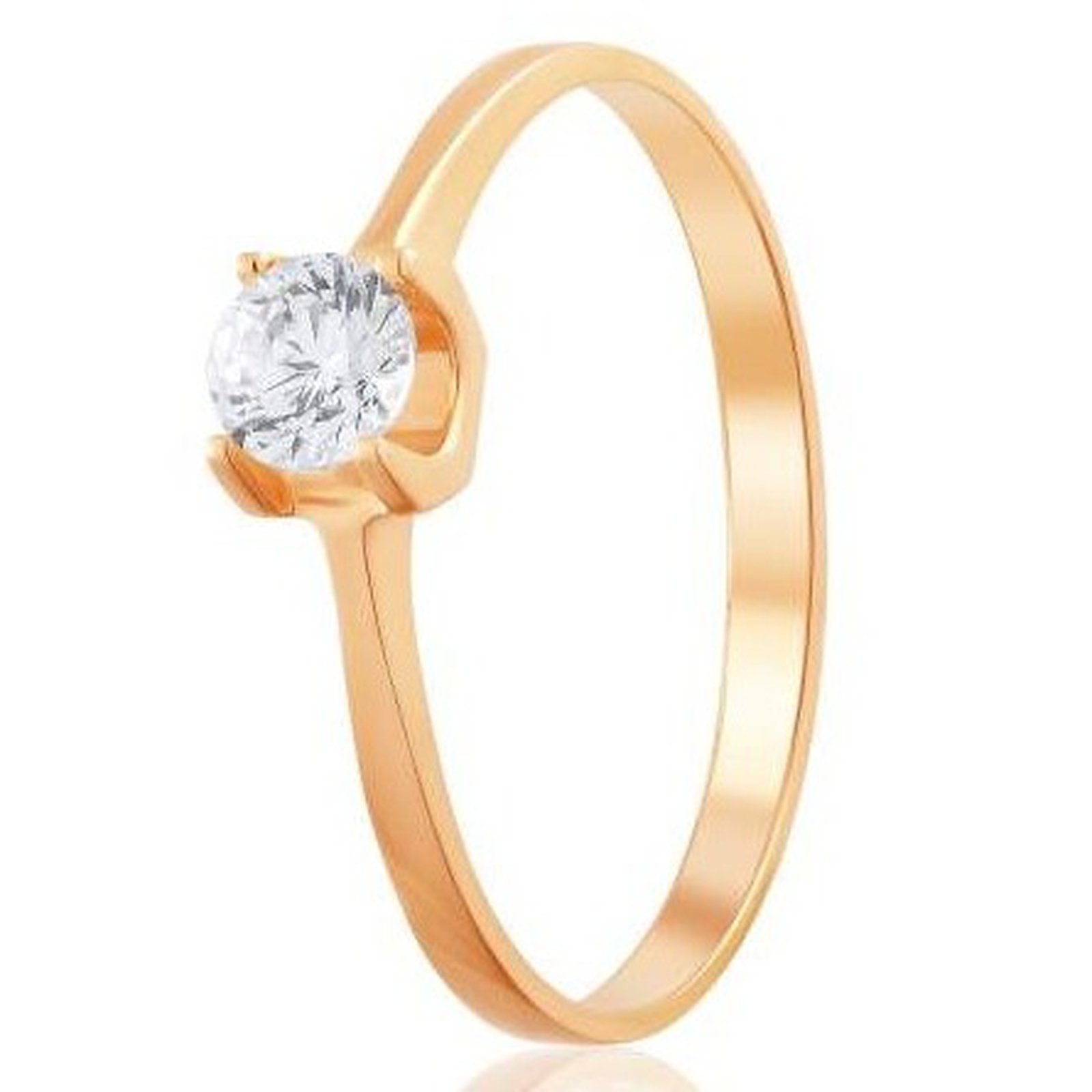 

Кольцо из красного золота с Swarovski Zirconia 1686400, размер 16