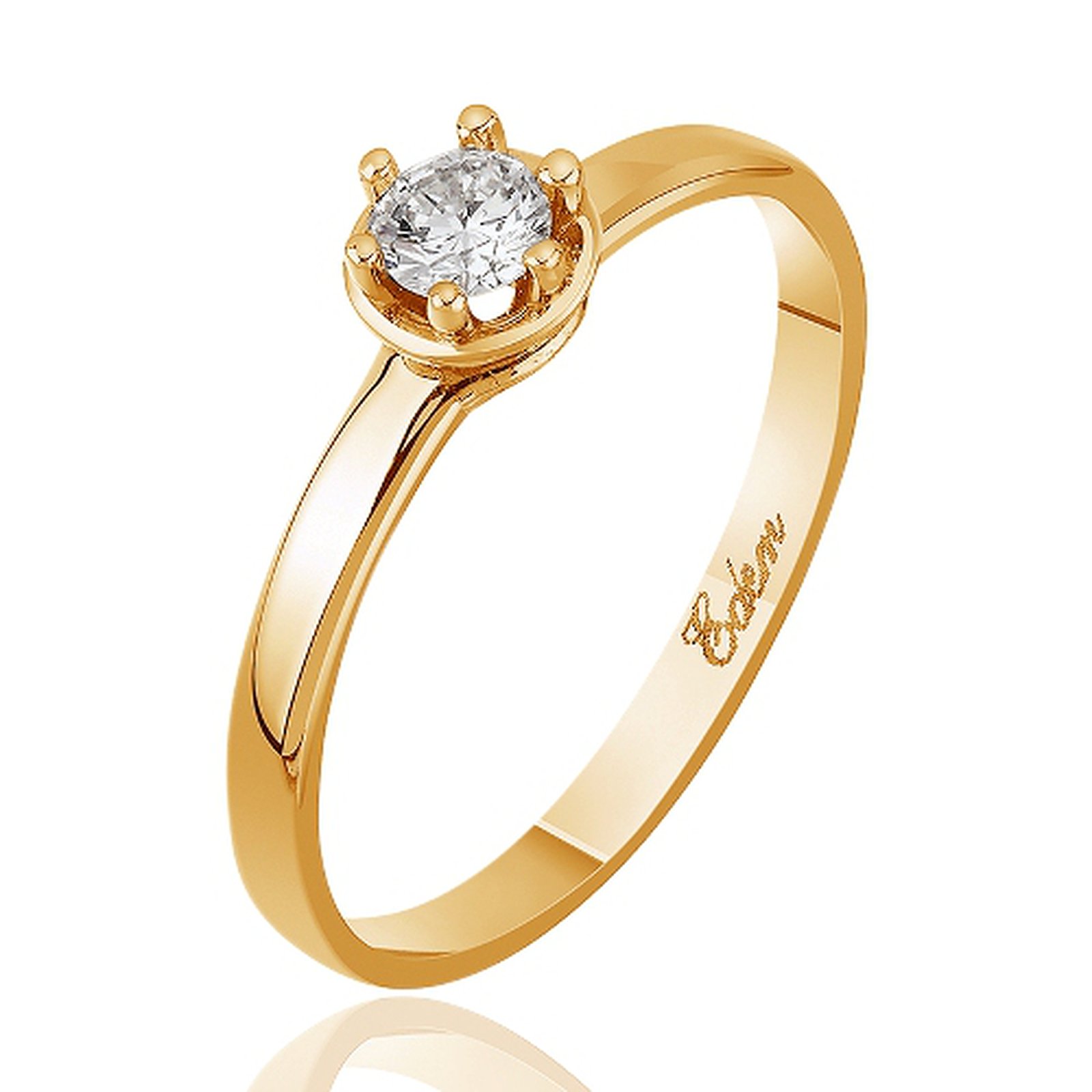 

Кольцо из красного золота с Swarovski 283499, размер 15