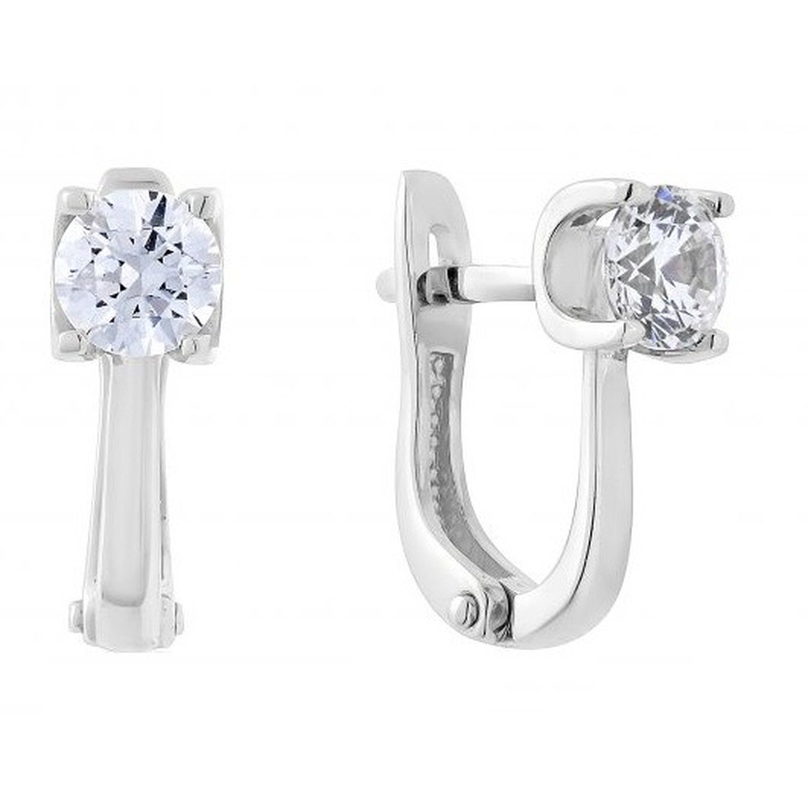 

Серьги из белого золота с Swarovski Zirconia 1530158