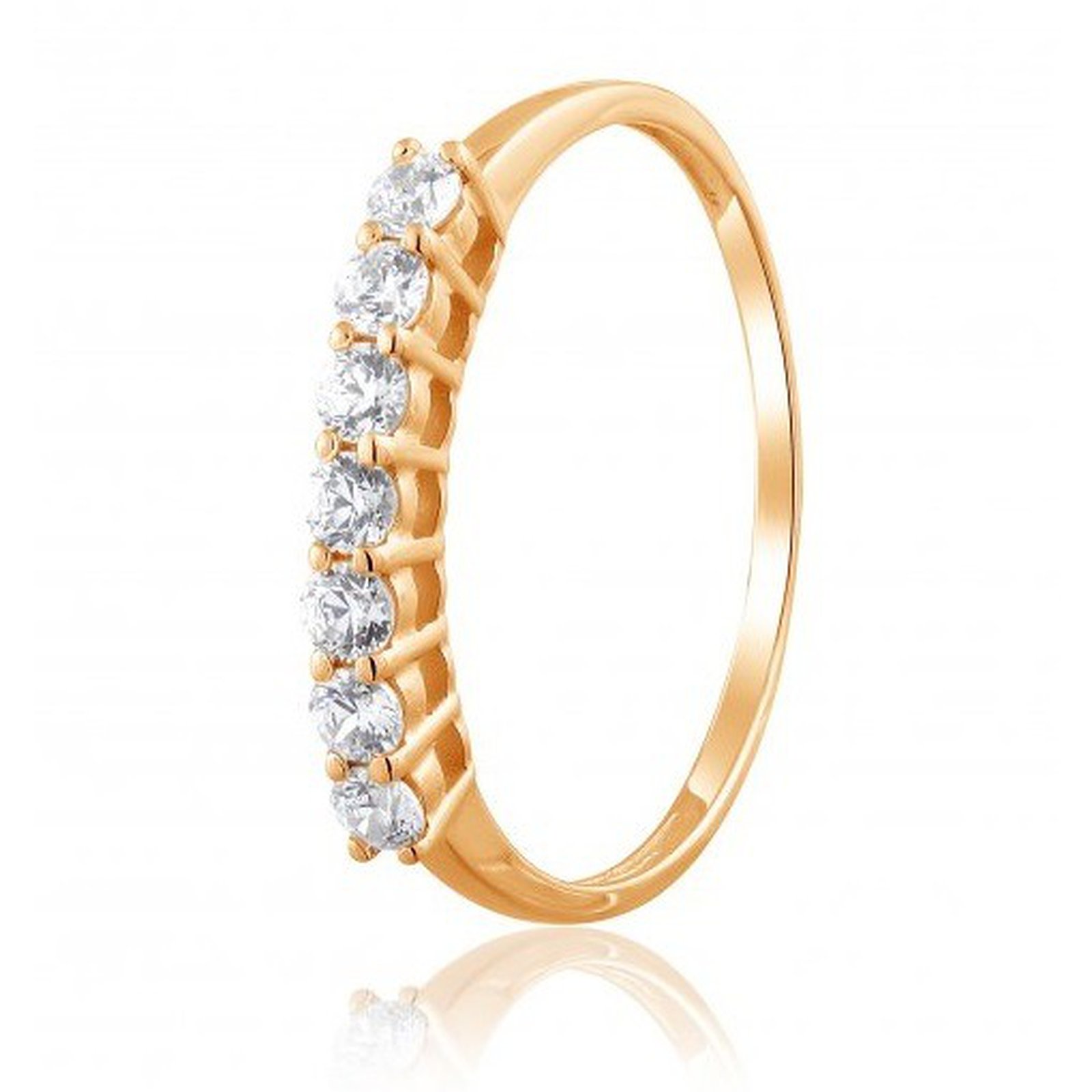 

Кольцо из красного золота с Swarovski Zirconia 1634023, размер 17