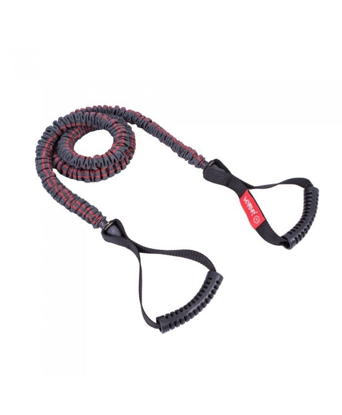 

Эспандер LiveUP TONING TUBE серый-красный Heavy LS3622
