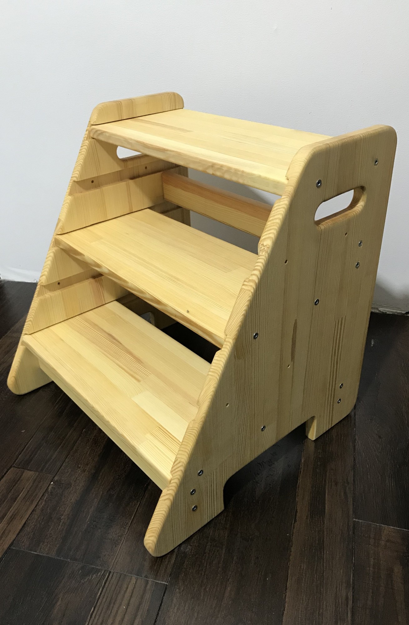 

Детские Ступеньки MONTESSORI из дерева (ВхШхГ- 420х400х390 мм)