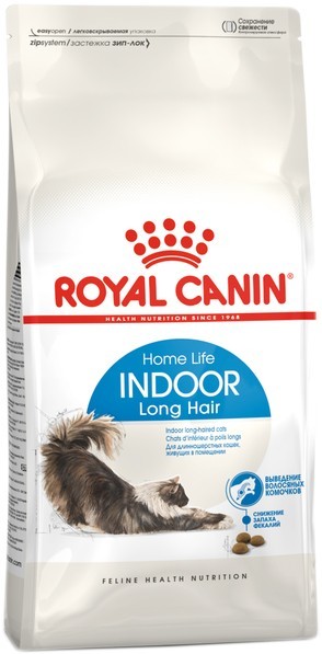 

Сухой корм для длинношерстных котов живущих в помещении Royal Canin Indoor Long Hair 2 кг (3182550739382)