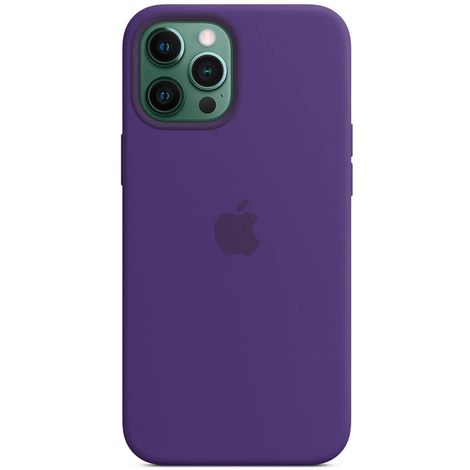 

Чехол Silicone case (AAA) full with Magsafe для Apple iPhone 12 Pro Max (6.7") Фиолетовый / Amethyst Без бренда