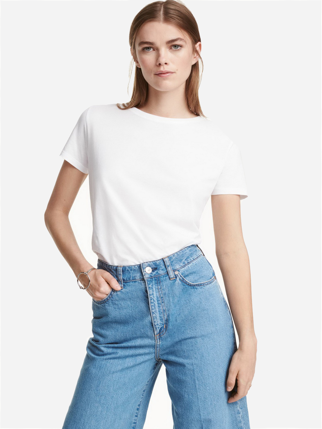 

Футболка H&M 01-0396184-4 XS Белый (СА2000001535745)