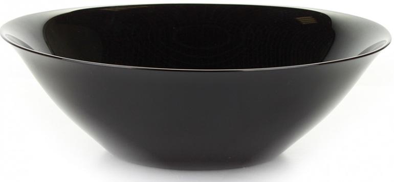 

Набор салатников 6 шт. Luminarc Carine Black Ø27 см стеклокерамические черные (LUM-D2376)