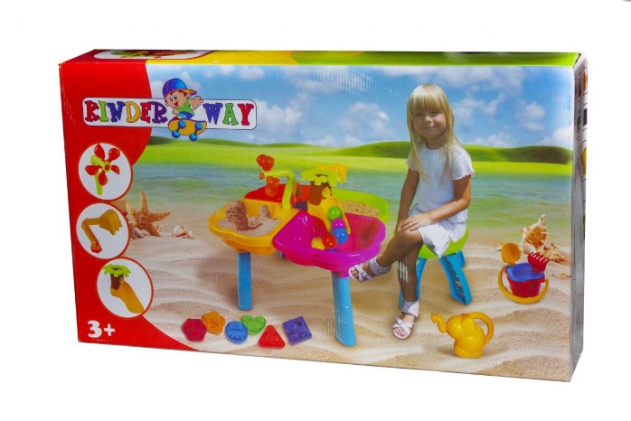 

Столик детский Kinderway для игр с песком аксессуарами (Т265)