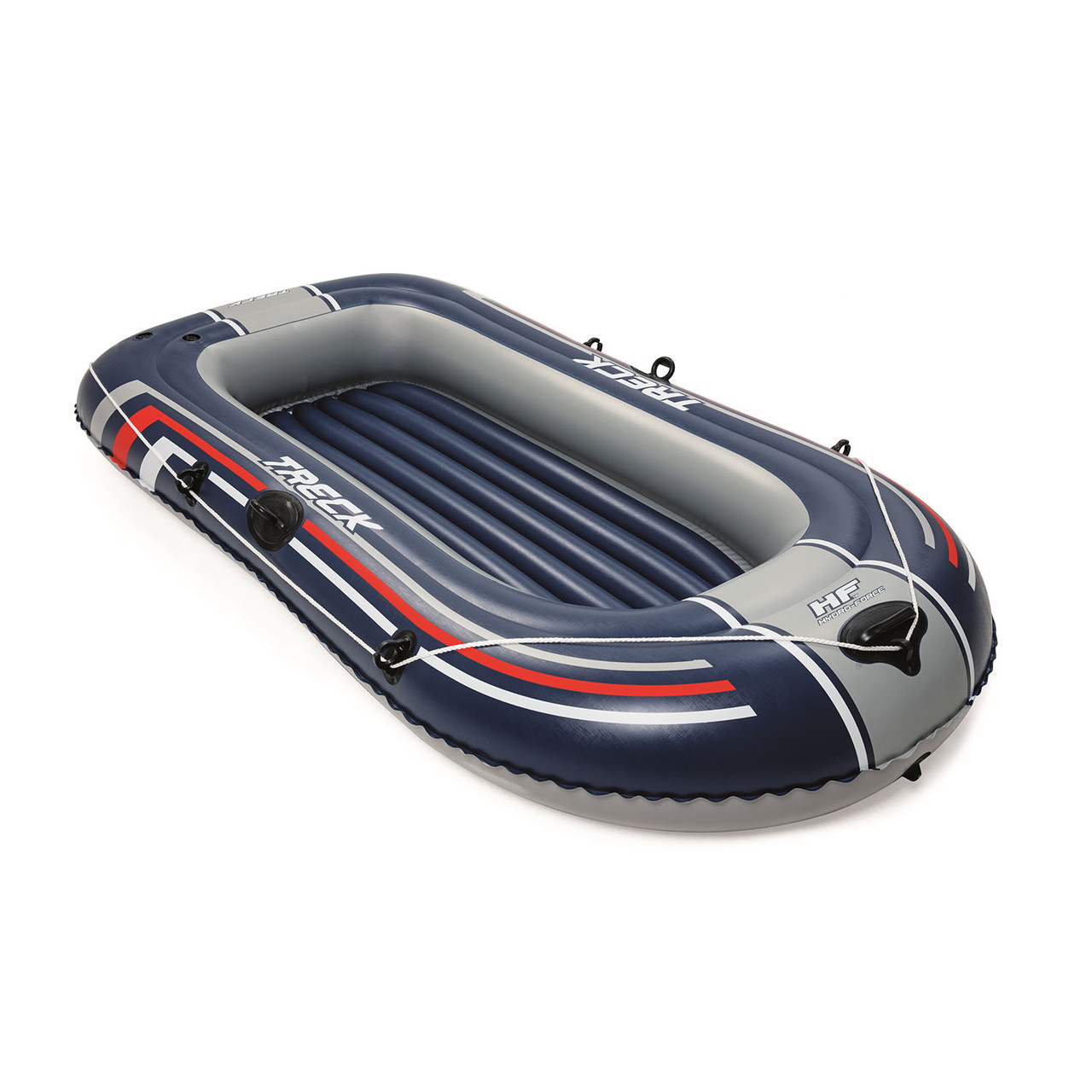 

Двухместная надувная лодка Bestway 61064 Hydro - Force Raft синяя 228х121 см