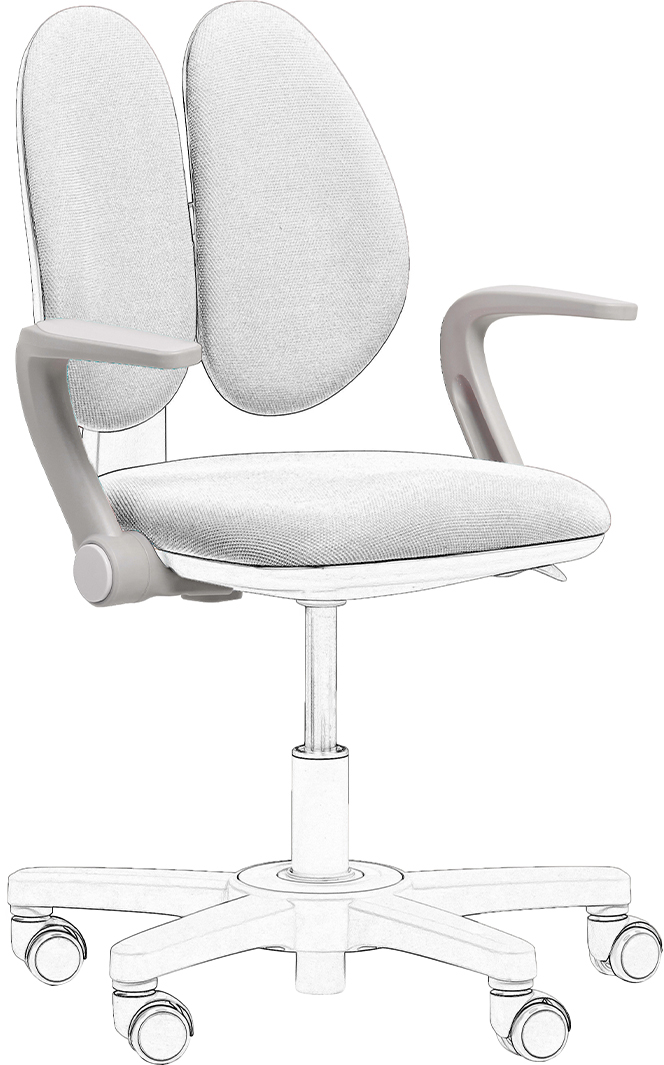 

Подлокотники FunDesk Mente Armrest White (01-00002261)