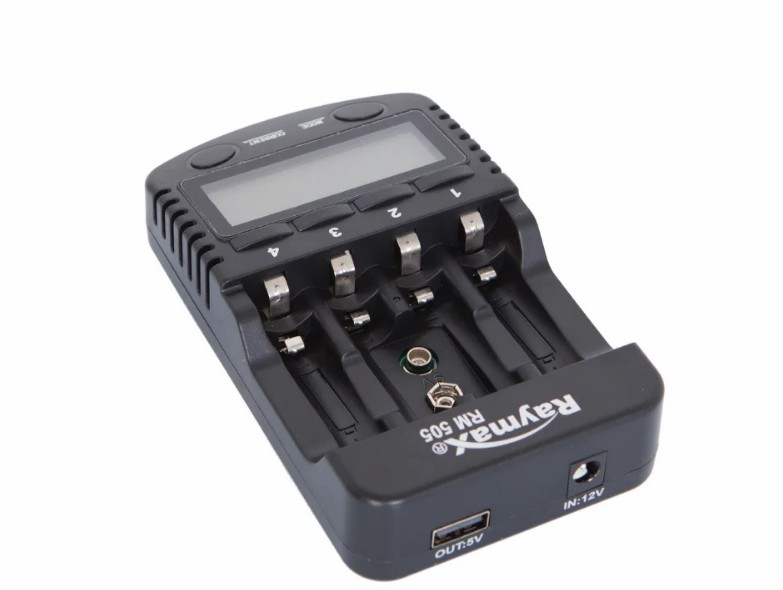 

Зарядное устройство для аккумуляторов Raymax RM505 AA/AAA/9V