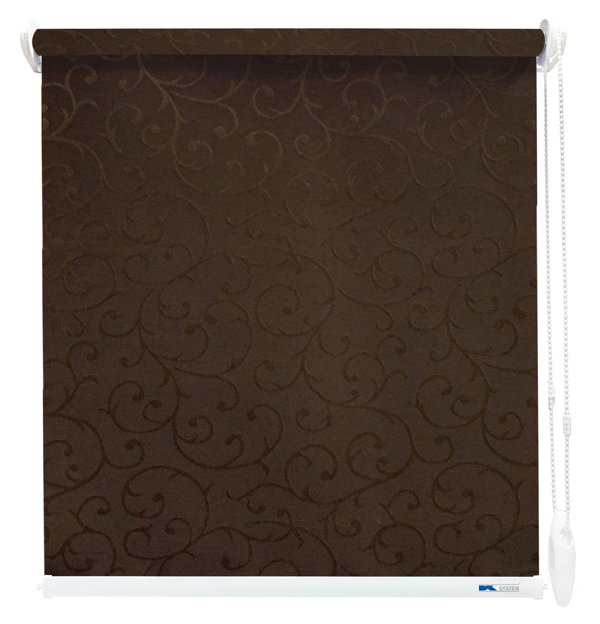 

Тканевая ролета KSYSTEM AKANT2261 113x165 см коричневая Minibesta 200501130165