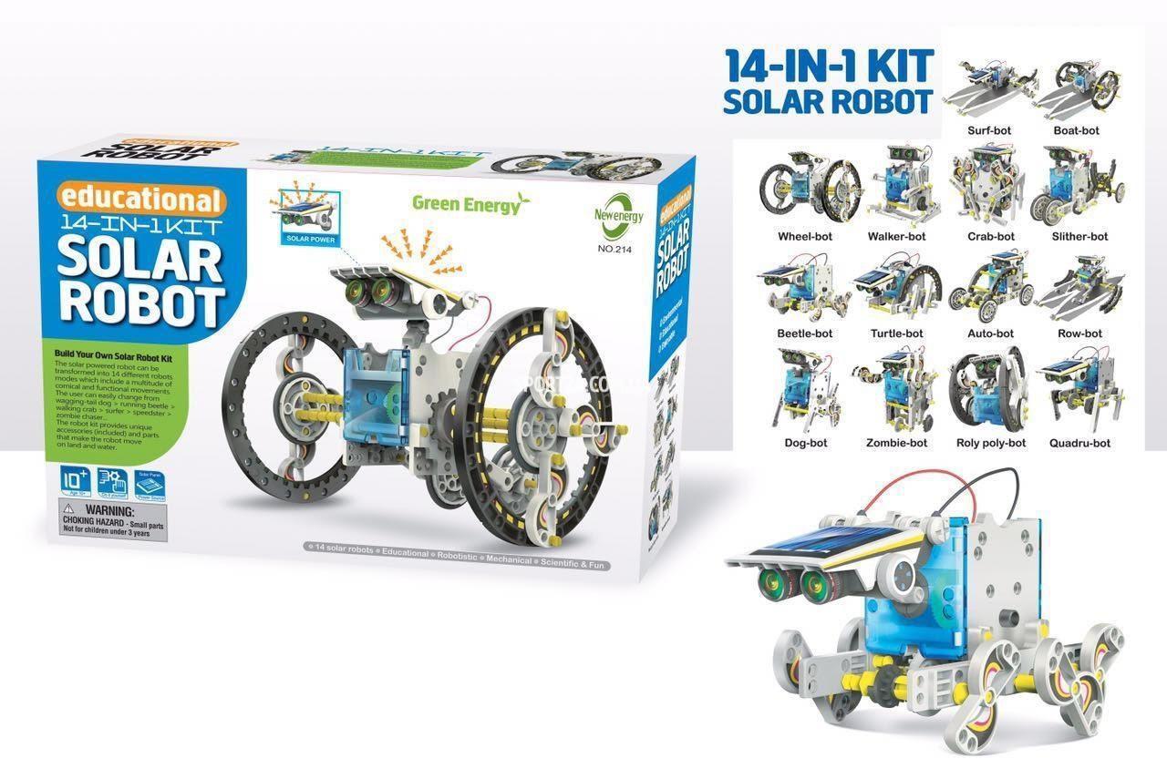 

Конструктор на солнечных батареях CIC 21-615 Educational Solar Robot Kit 14 in 1