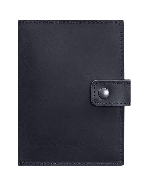 

Обложка для паспорта BlankNote 5.0 темно-синяя CRAZY HORSE BN-OP-5-nn