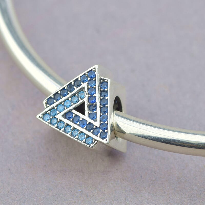 

Шарм голубой Триада Pandora style 102818