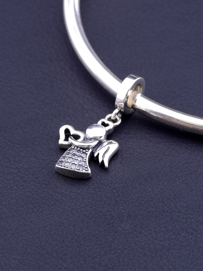 

Шарм Ангел для браслета Pandora Style Фианит Серебро(925) 082902