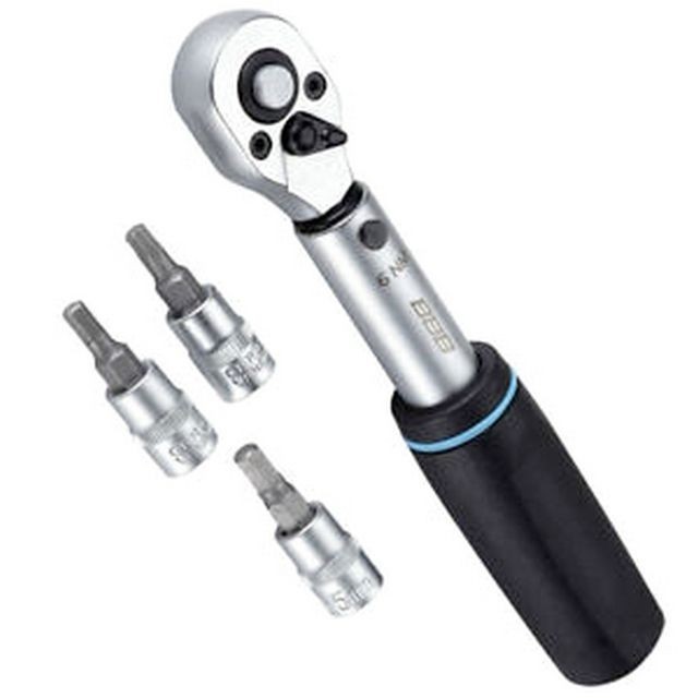 

Динамометрический ключ 6nm BBB BTL-94 TorqueFix + головки на 4 и 5mm, Torx