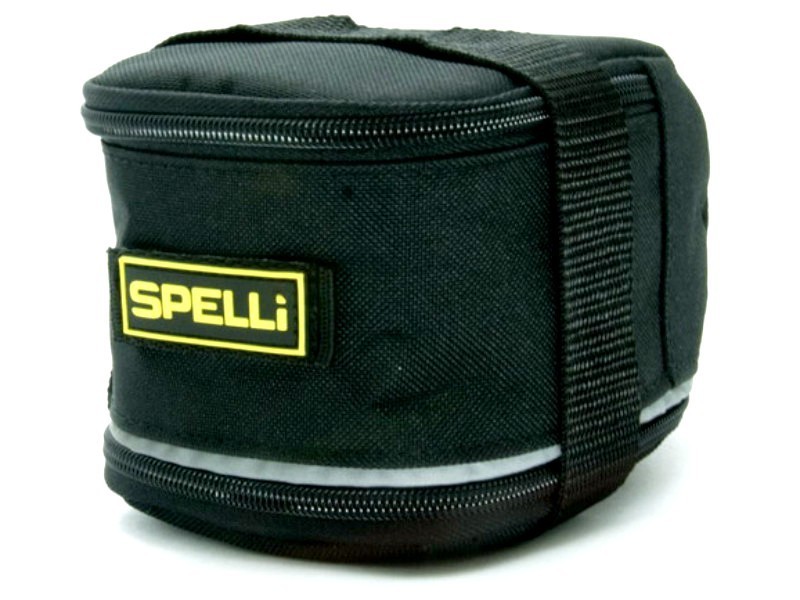 

Сумка Spelli SSB-5041L BK подседельная черная 1 литр