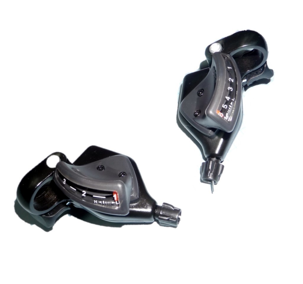 

Манетки MicroShift TS50-6 шифтеры 3х6 speed индексные