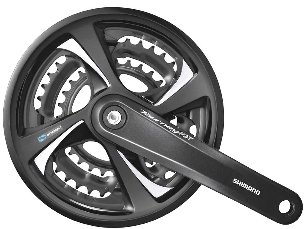 

Шатуны Shimano FC-TX801 набор 48х38х28Т под квадрат с защитой