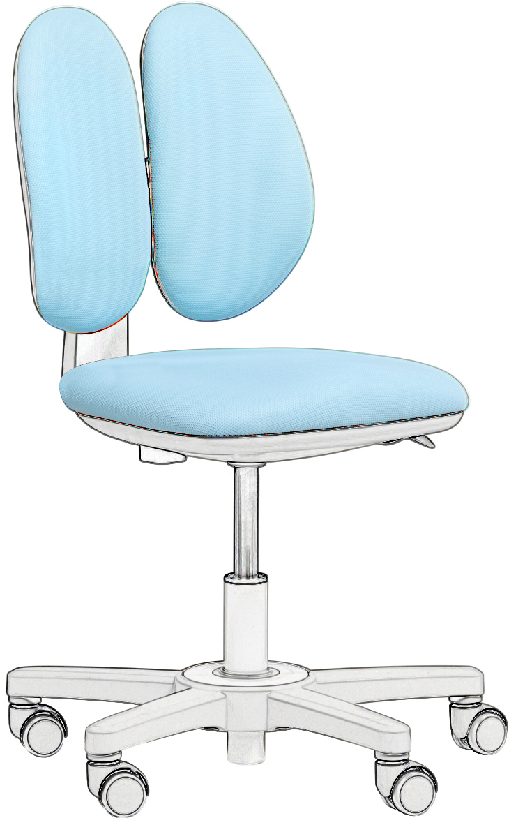 

Чехол для кресла FunDesk Mente Chair cover Blue (01-00002181)