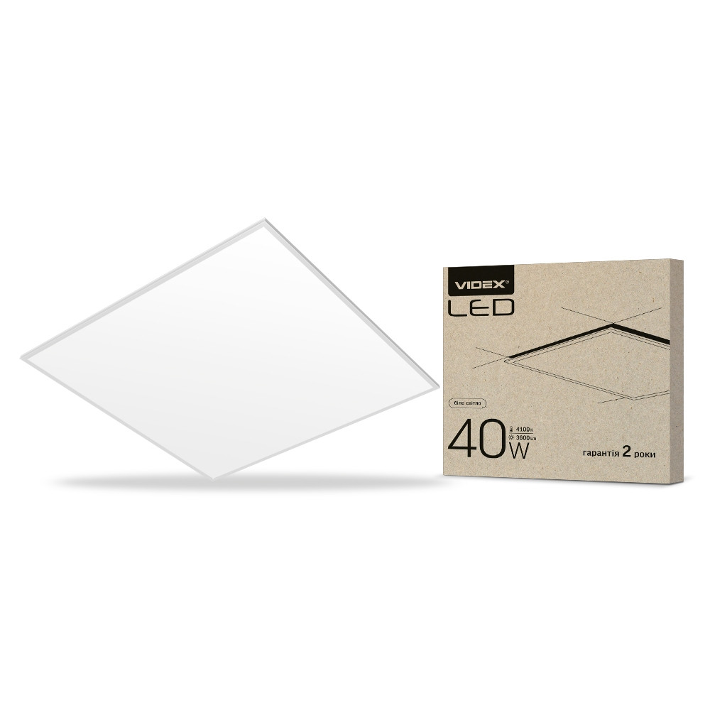 

LED панель VIDEX 40W 4100K 220V матовая (VL-P404W)