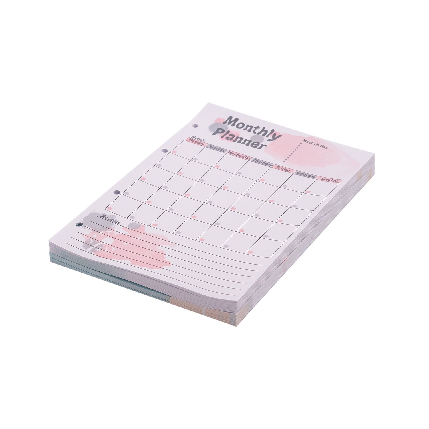 

Сменный блок бумаги для блокнота на кольцах OMG!Idea планировщик