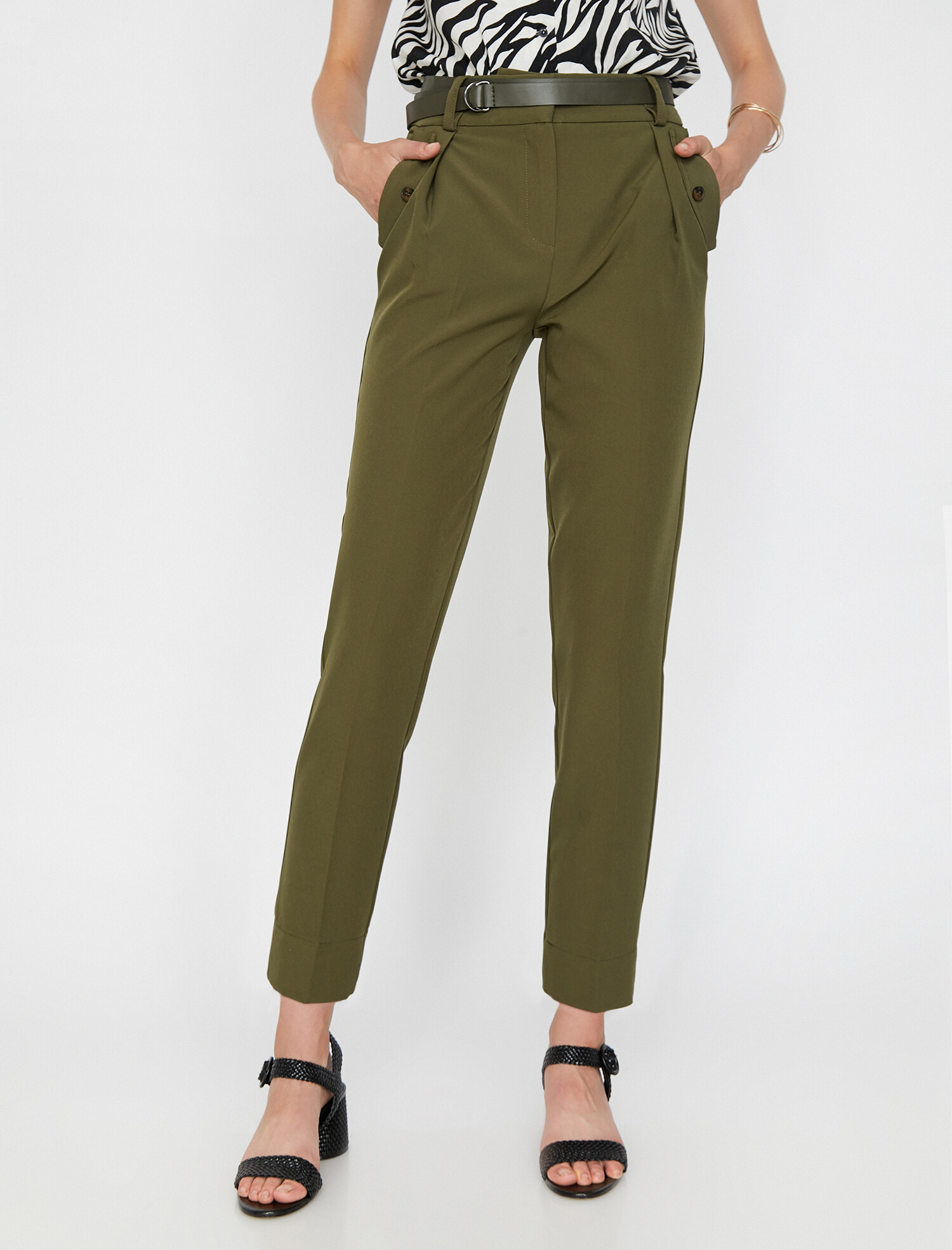 

Брюки Koton 0KAK42703UW-890  Khaki, Брюки Koton 0KAK42703UW-890 38 Khaki