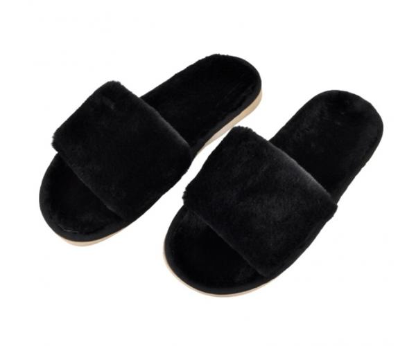 

Черные меховые тапочки 40-41рр 31-4041