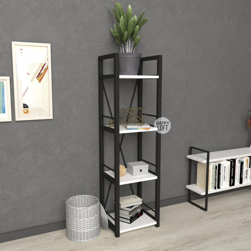 

Этажерка LoftMLT E106 120х34х28 ЛДСП Белый Элит 16мм